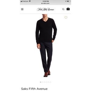 Saks Fifth Ave. Collection V-neck Cashmere Sweater